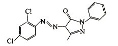 漢沙黃化學結(jié)構(gòu)